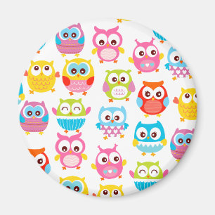 Niedlich Litte Owls Magnet