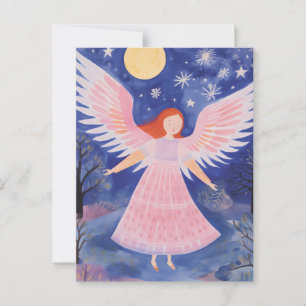 Niedlich Little Angel Postkarte