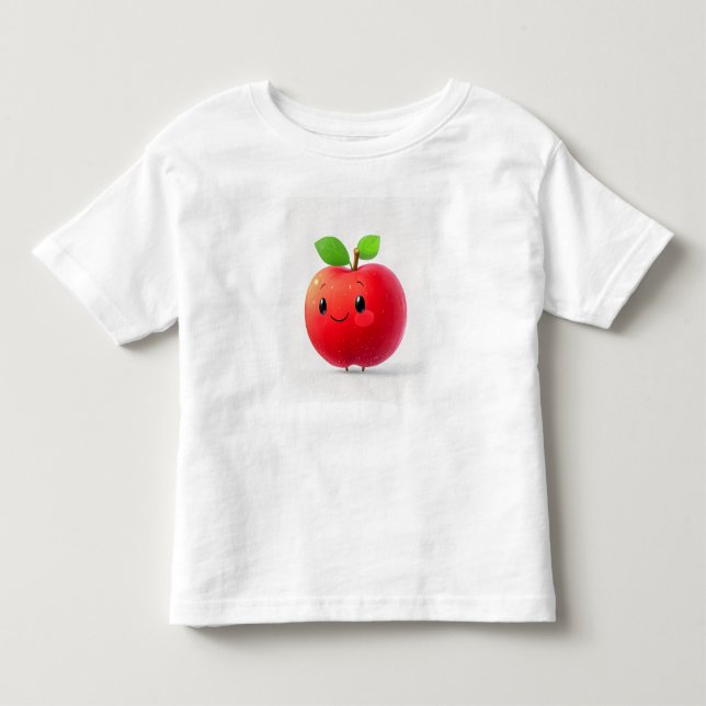 Niedlich Little Apple Kleinkind T-shirt (Vorderseite)