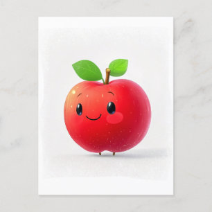 Niedlich Little Apple Postkarte