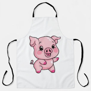 Niedlich Little Baby Pig Schürze