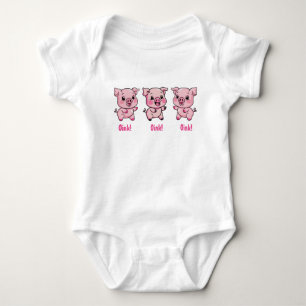 Niedlich Little Baby Pig Strampler