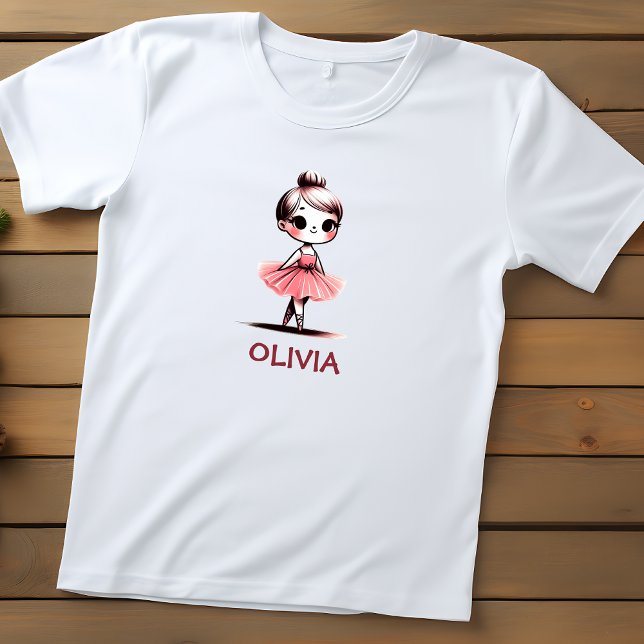 Niedlich Little Ballerina Kleinkind T-shirt (Von Creator hochgeladen)