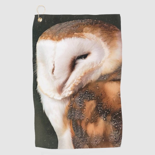 NIEDLICH LITTLE BARN OWL GOLFHANDTUCH (Vorderseite)