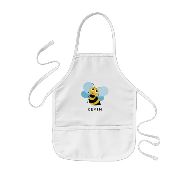 Niedlich Little BEE Personalisiert Kinderschürze (Vorne)