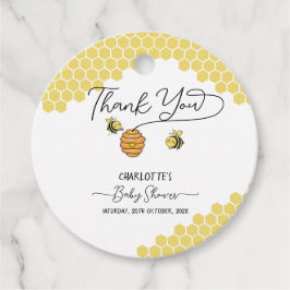 Niedlich Little Bees Honeycomb Babydusche Geschenkanhänger