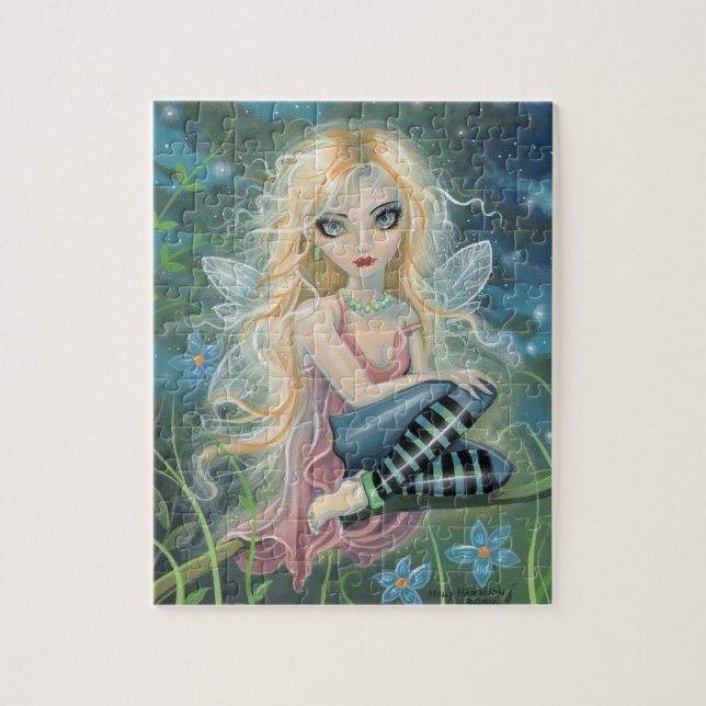 Niedlich Little Blonde Fairy Puzzle (Vertikal)