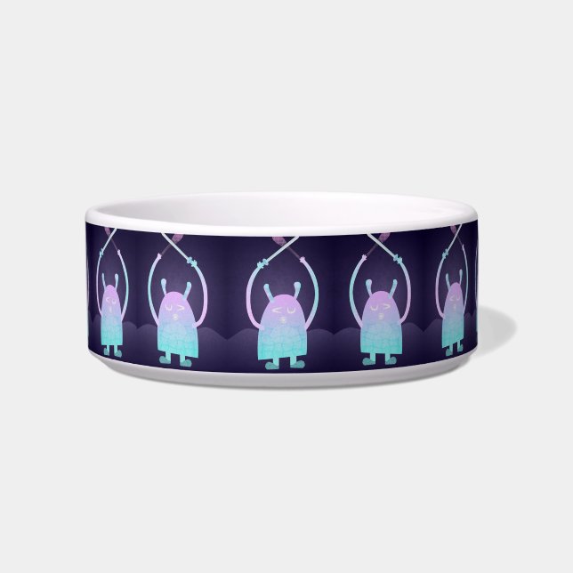 Niedlich Little Blue Monster Napf (Vorderseite)