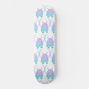 Niedlich Little Blue Monster Skateboard