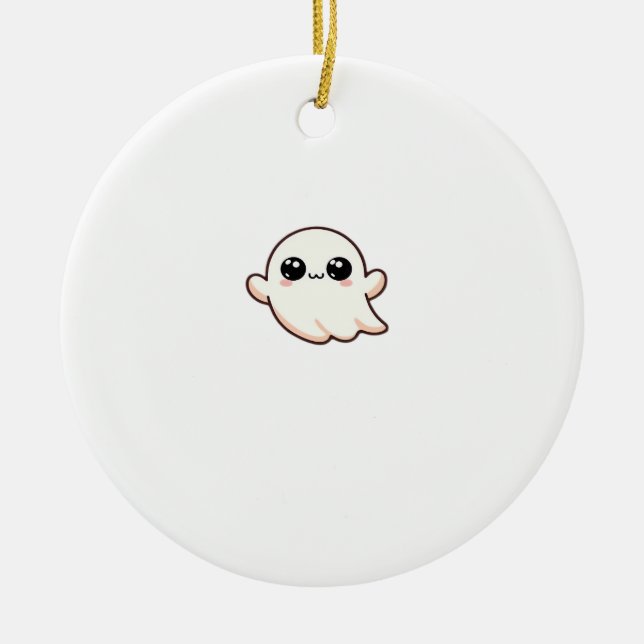 Niedlich Little Boo Basic Clean Keramik Ornament (Vorne)