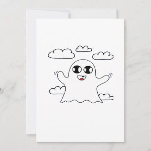 Niedlich Little Boo Creative Style Feiertagskarte