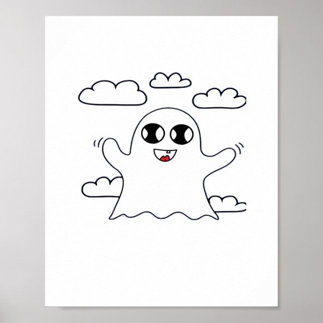 Niedlich Little Boo Creative Style Poster (Vorne)