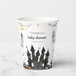 Niedlich Little Boo Ghost House Babydusche Pappbecher