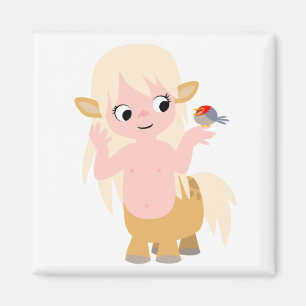 Niedlich Little Cartoon Centauress Baby T - Shirt Magnet