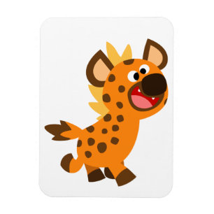 Niedlich Little Cartoon Hyena Flexible Magnet