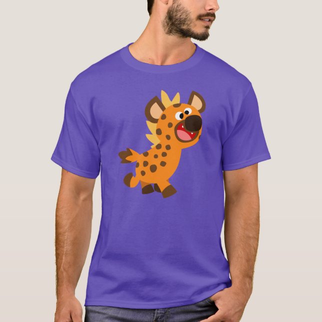 Niedlich Little Cartoon Hyena T - Shirt (Vorderseite)