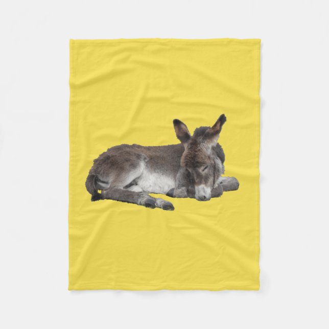Niedlich Little Donkey Foal Fleecedecke (Vorderseite)