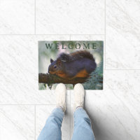 Niedlich Little Douglas Squirrel Willkommen