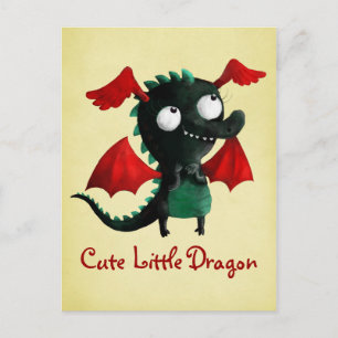 Niedlich Little Dragon Postkarte