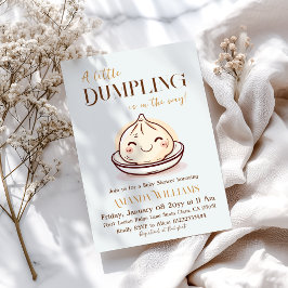 Niedlich Little Dumpling Kawaii Babydusche Einladung
