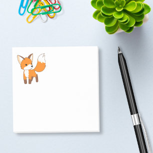 Niedlich Little Fox Post-it Klebezettel