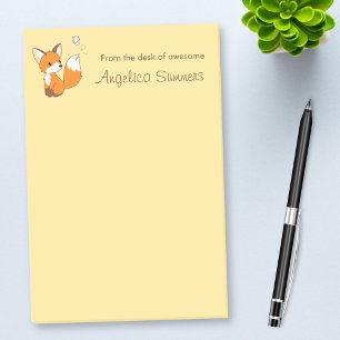 Niedlich Little Fox Post-it Klebezettel