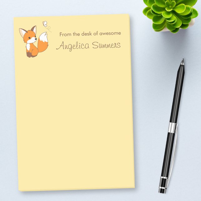 Niedlich Little Fox Post-it Klebezettel (Von Creator hochgeladen)