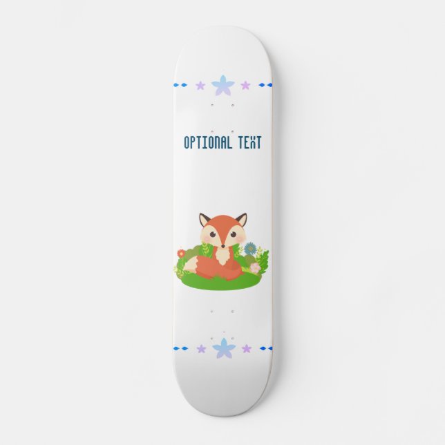 Niedlich Little Fox Skateboard (Vorderseite)
