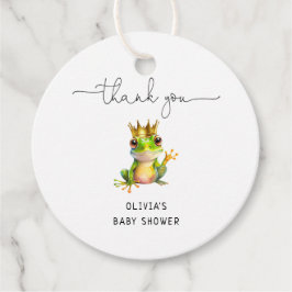 Niedlich Little Frog Minimal Baby Dusche Danke Geschenkanhänger