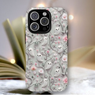 Niedlich Little Ghost Floral 3D Phone Case
