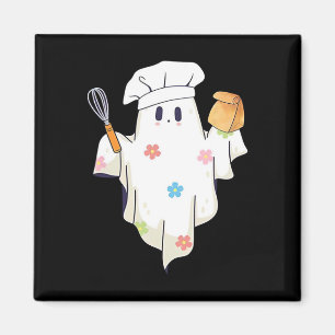 Niedlich Little Ghost Koch Funny Lunch Teateria Magnet