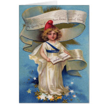 Niedlich Little Girl Lady Liberty