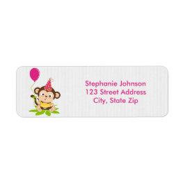 Niedlich Little Girl Monke Rücksendeadresse