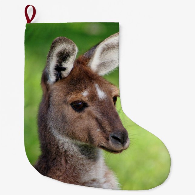 Niedlich Little Kangaroo Strumpf Großer Weihnachtsstrumpf (Vorderseite)