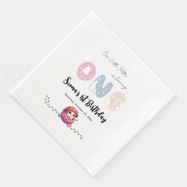 Niedlich Little Kitten 1. Geburtstag Party Paper N Serviette