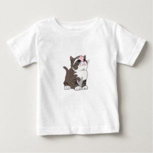 Niedlich Little Kitten Baby T-shirt