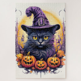 Niedlich Little Kitty Cat Hexe Puzzle