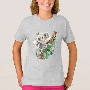 Niedlich Little Koala Bear Australian Animal Art T T-Shirt