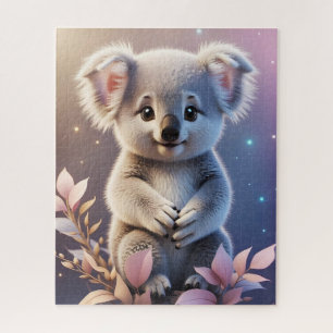 Niedlich Little Koala Fantasy Dreamy Gradient Puzzle