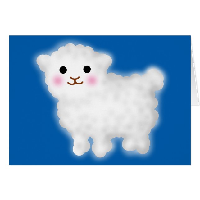 Niedlich Little Lamb (Vorderseite (Horizontal))