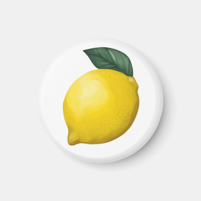 Niedlich Little Lemon Magnet (Vorne)