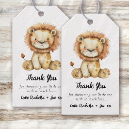 Niedlich Little Lion Baby Dusche Geschenkanhänger