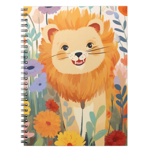 Niedlich Little Lion Notizblock (Vorderseite)