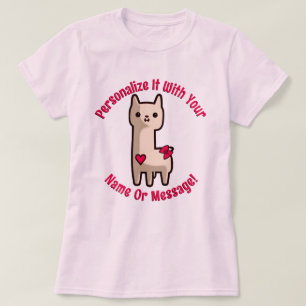 Niedlich Little Llama T - Shirt