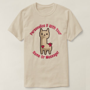 Niedlich Little Llama T - Shirt