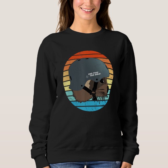 Niedlich Little Marten Vintag Sunset Sweatshirt (Vorderseite)