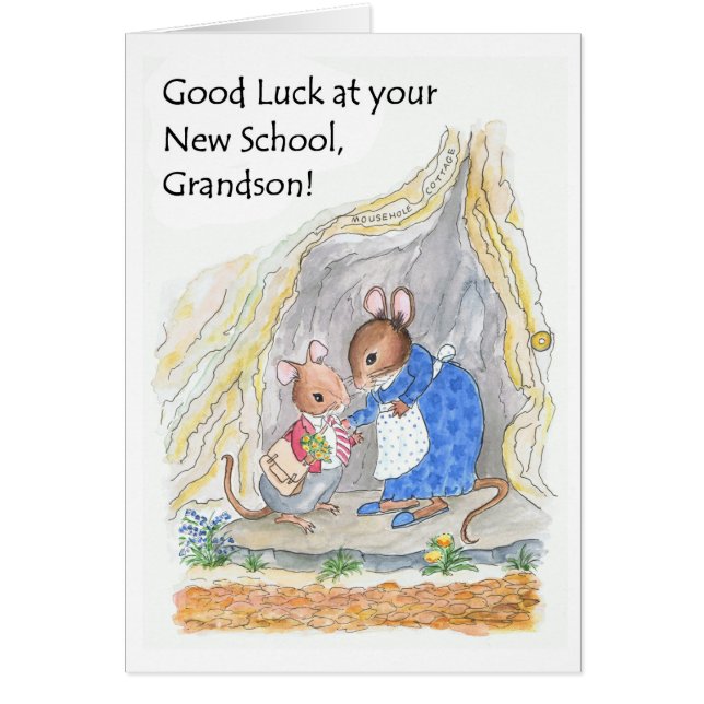 Niedlich Little Mouse Viel Glück New School Grands (Vorne)