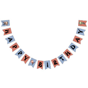Niedlich Little Ninja Happy Birthday Wimpelkette