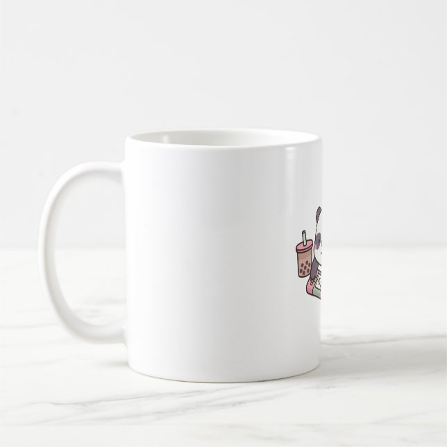 Niedlich Little Panda Relax Gamer Kaffeetasse (Links)