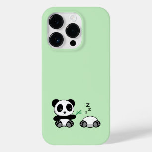 Niedlich Little Pandas auf Green Case-Mate iPhone 14 Pro Hülle